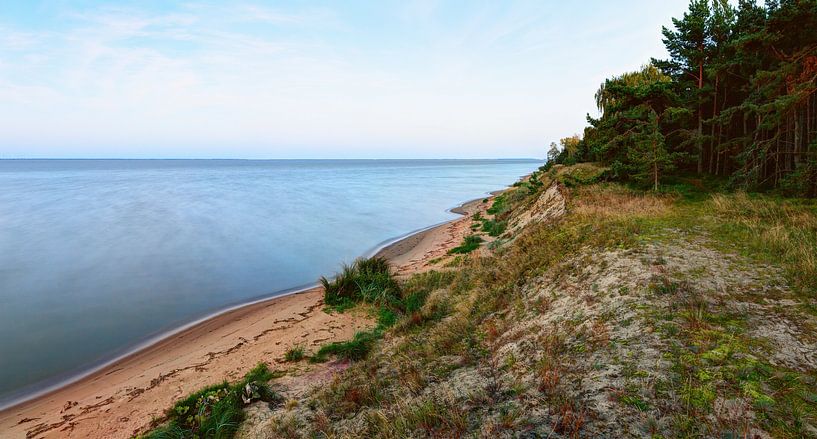 Grey dunes in the early morning by Yevgen Belich