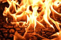 Vuur, brand, kolen, openhaard van Mark Rademaker thumbnail