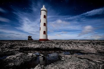 Leuchtturm von Boca Spelonk, Bonaire von Martijn Smeets