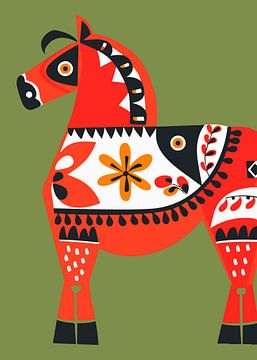 Alternativ Swedish Dala Horse sur Andreas Magnusson