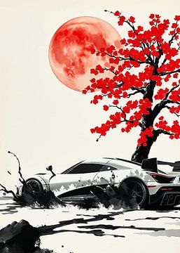 De Koenigsegg Regera Sumi-e van MIROKKU