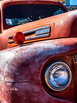 Details vintage Ford pickup on Route 66 USA by Dieter Walther