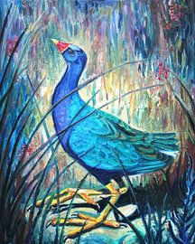 Purple Gallinule - Bird by Irina Rammos