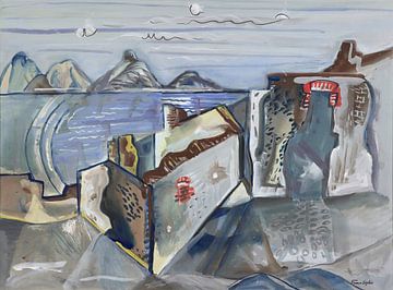 Frances Hodgkins - Ruins (1937) van Peter Balan