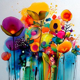 Cheerful Bouquet by Harry Hadders Design