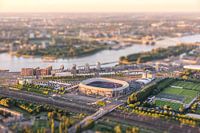 Luchtfoto stadion van Feijenoord - De Kuip