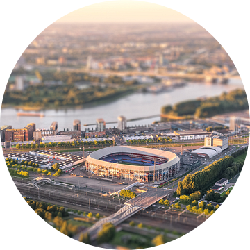 Luchtfoto Stadion Feyenoord - De Kuip van Prachtig Rotterdam