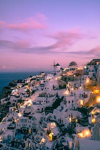 Sonnenuntergang über Santorin