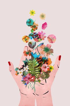 Frida's Hands (pastel) by treechild .