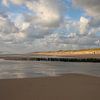 Holzbuhne bei Rantum auf Sylt im Abendlicht von Martin Flechsig