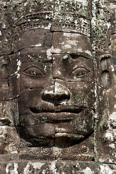 Cambodia - temple - face by Jolanda van Eek en Ron de Jong