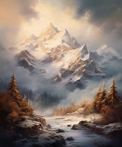 Winter in the mountains