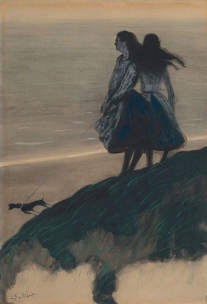 Léon Spilliaert - Meisje op een duin van Peter Balan