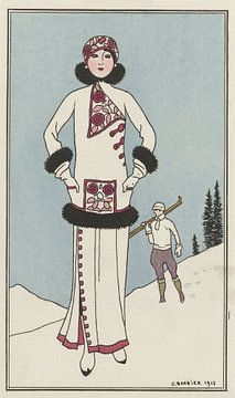 George Barbier - Pour St. Moritz (1913) sur Peter Balan