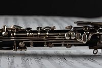 Klarinet met muziekblad