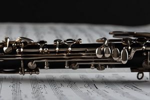 Klarinet met muziekblad