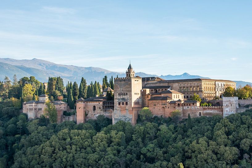 Alhambra in Granada by Jan van der Veen