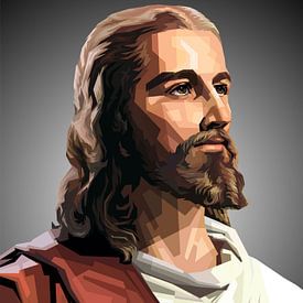 Jésus wpap pop art sur Wpap Malang