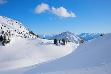 dromerig winterlandschap, skigebied Rofan Tirol van SusaZoom