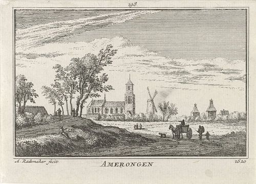 Abraham Rademaker, Gezicht op Amerongen, 1620
