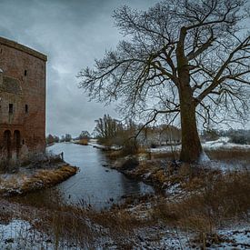 Ruins de Nijenbeek - Winter landscape by Rudolfo Dalamicio
