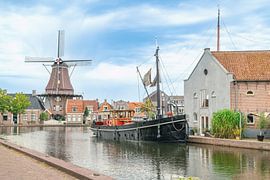 Meppel city port in the old town during summer by Sjoerd van der Wal Photography