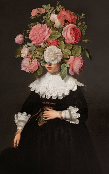 Unlikely Portrait of a Young Woman van Marja van den Hurk