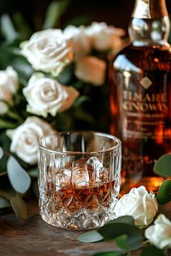 Whisky en rozen van Poster Art Shop