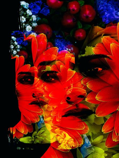 Flower man by Gabi Hampe