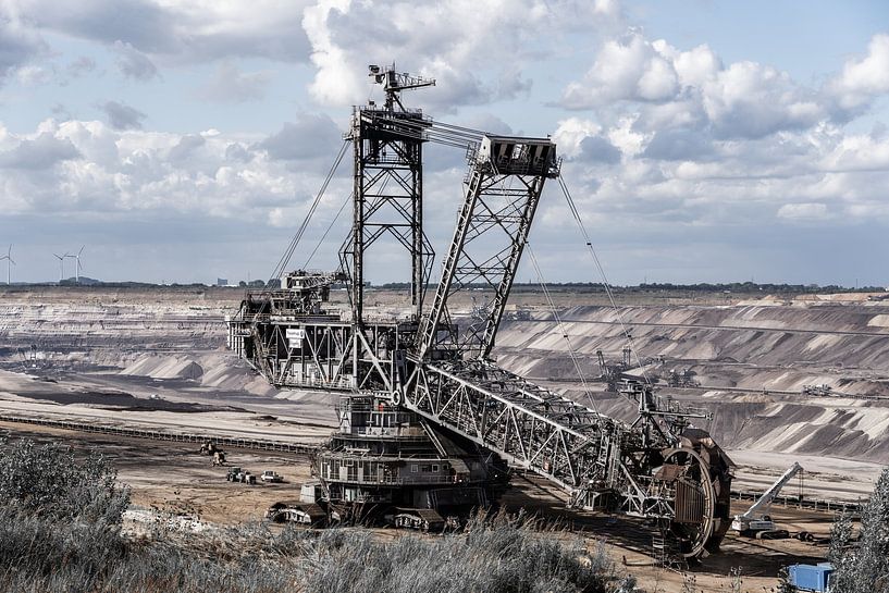 Bruinkoolmijn bij Jackerath in Duitsland. van Jaap van den Berg