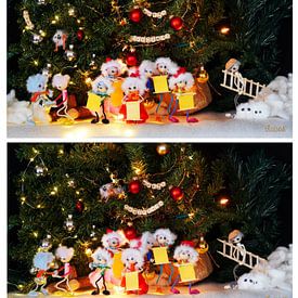 Suchbild von 10 Unterschieden aus dem Weihnachts-Fubby's. von Sailographic Paula