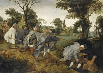 De blinde leidt de blinde, circa1568 Pieter Bruegel de Oude