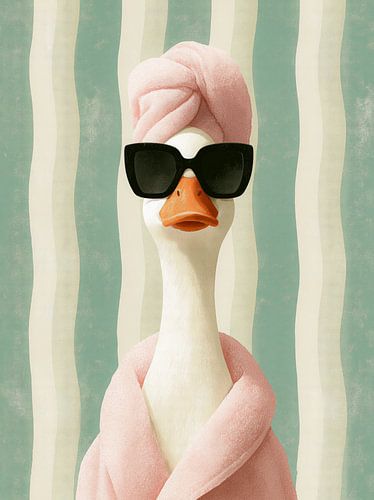 Bathrobe, Glasses and Unflappable Class