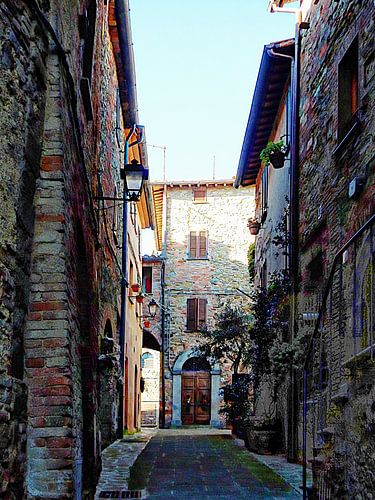 Donkere doorgang Panicale