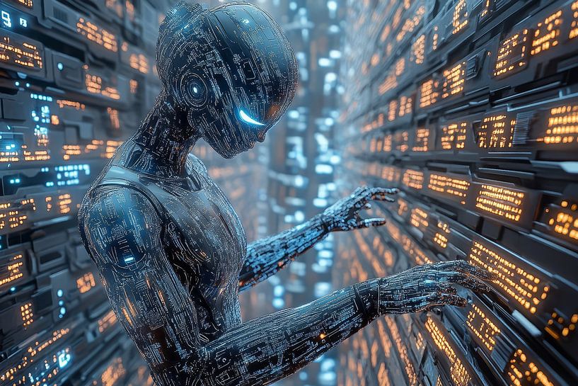 robot in digitale wereld van Egon Zitter