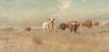 The Approaching Herd, Frank Reaugh
