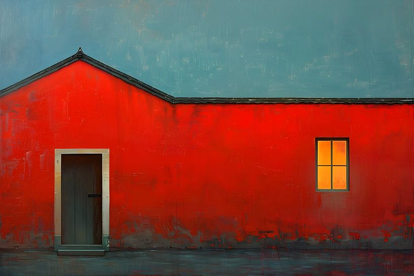 The red house by Heike Hultsch