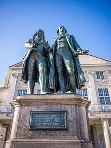 Weimar - Goethe-Schiller-Denkmal