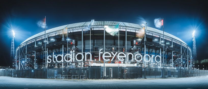 Stade de Feijenoord 'de Kuip' Panorama couleur 21:9 par Niels Dam