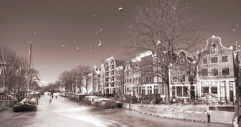 Amsterdam Wintertime van Dalex Photography