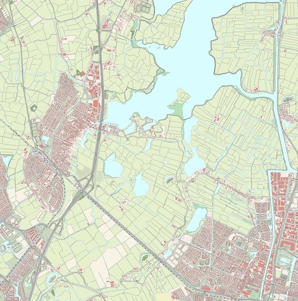 Map of Uitgeest by Rebel Ontwerp