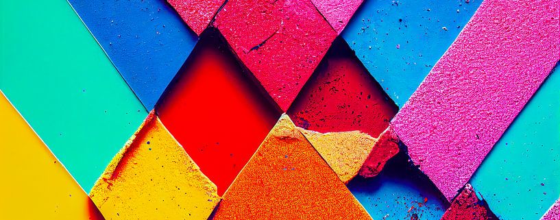 Panorama Mozaïek Kleurenachtergrond Illustratie van Animaflora PicsStock