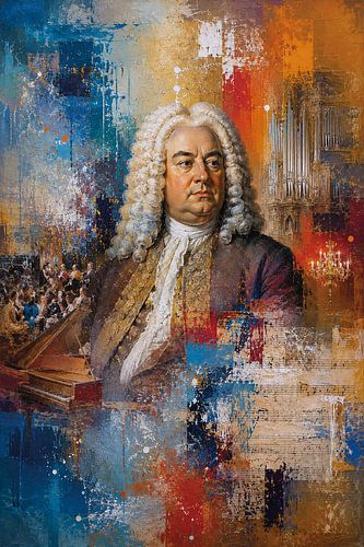 Georg Friedrich Händel Componist schilderij.