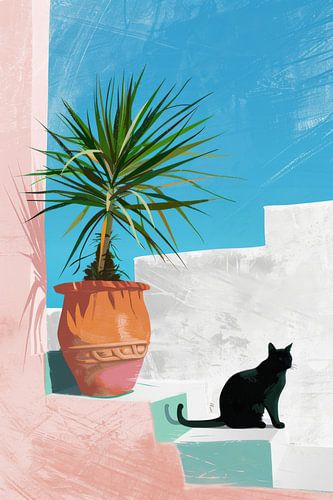 Kattenzomer in mediterrane stijl