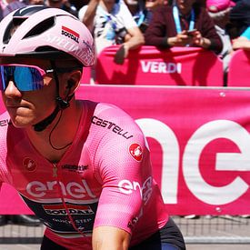 Remco Evenepoel pink jersey Giro 2023 by FreddyFinn