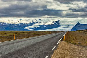 Ringstraße entlang des Vatnajökull