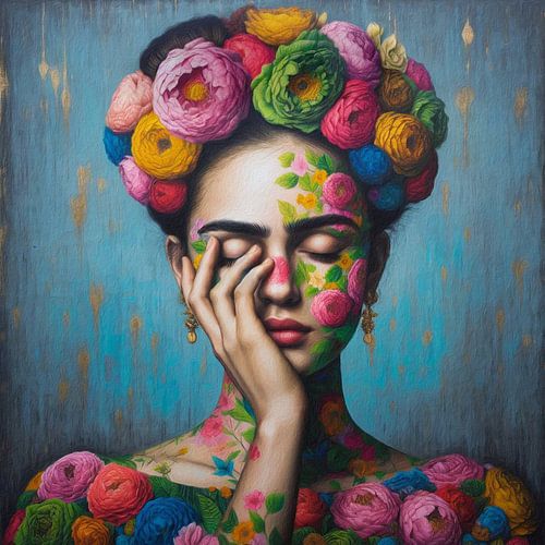 Mexican Floral Portrait