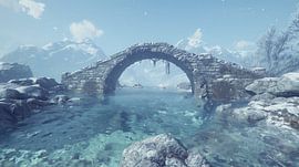 Winterbrücke: Eisige Reflexionen von Artz by Mr.JAi