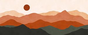 Aquarellierte Landschaft 7