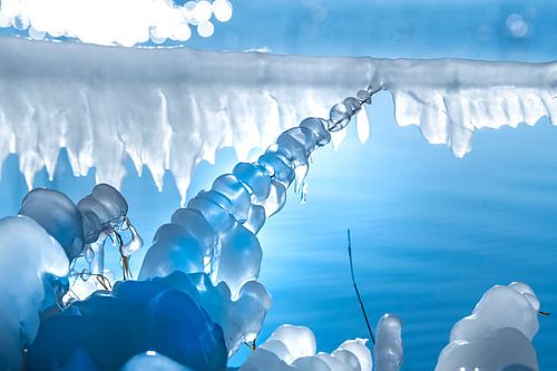 Natuurlijke Abstractie in  Ijsvormen
